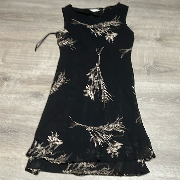 Vintage Jones NY Midi Black Dress - Picture 2 of 16